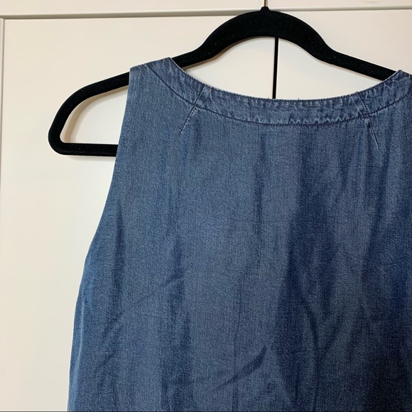 Women’s Fossil Double Pocket Denim Tank Dress - Picture 11 of 16